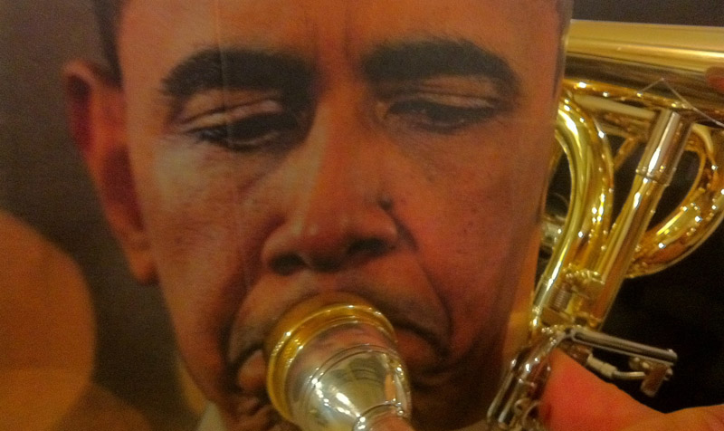 The President and the trombone